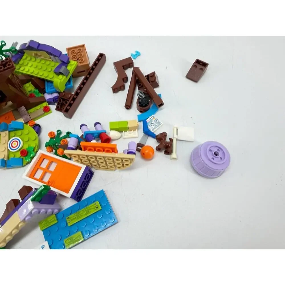 LEGO Friends Tree House Adventure Incomplete Set Parts Lot Figure Used